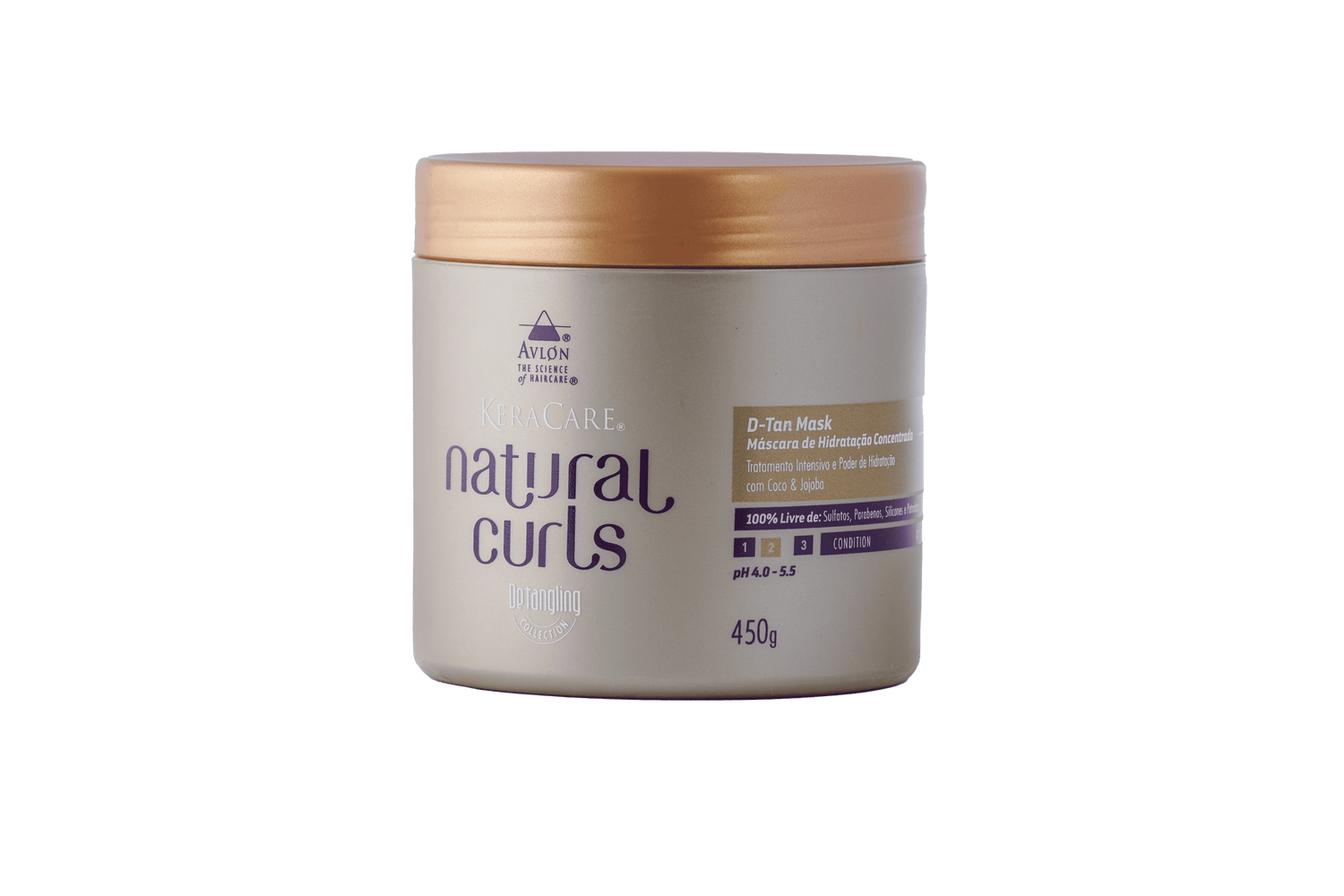A Máscara de Tratamento Natural Curls D-Tan Mask é uma máscara de alta concentração, desenvolvida para nutrir profundamente a fibra capilar de cabelos cacheados e crespos. Seus ativos penetram intensamente nos fios, repondo nutrientes perdidos em processos químicos e térmicos, respeitando a estrutura natural dos cachos.