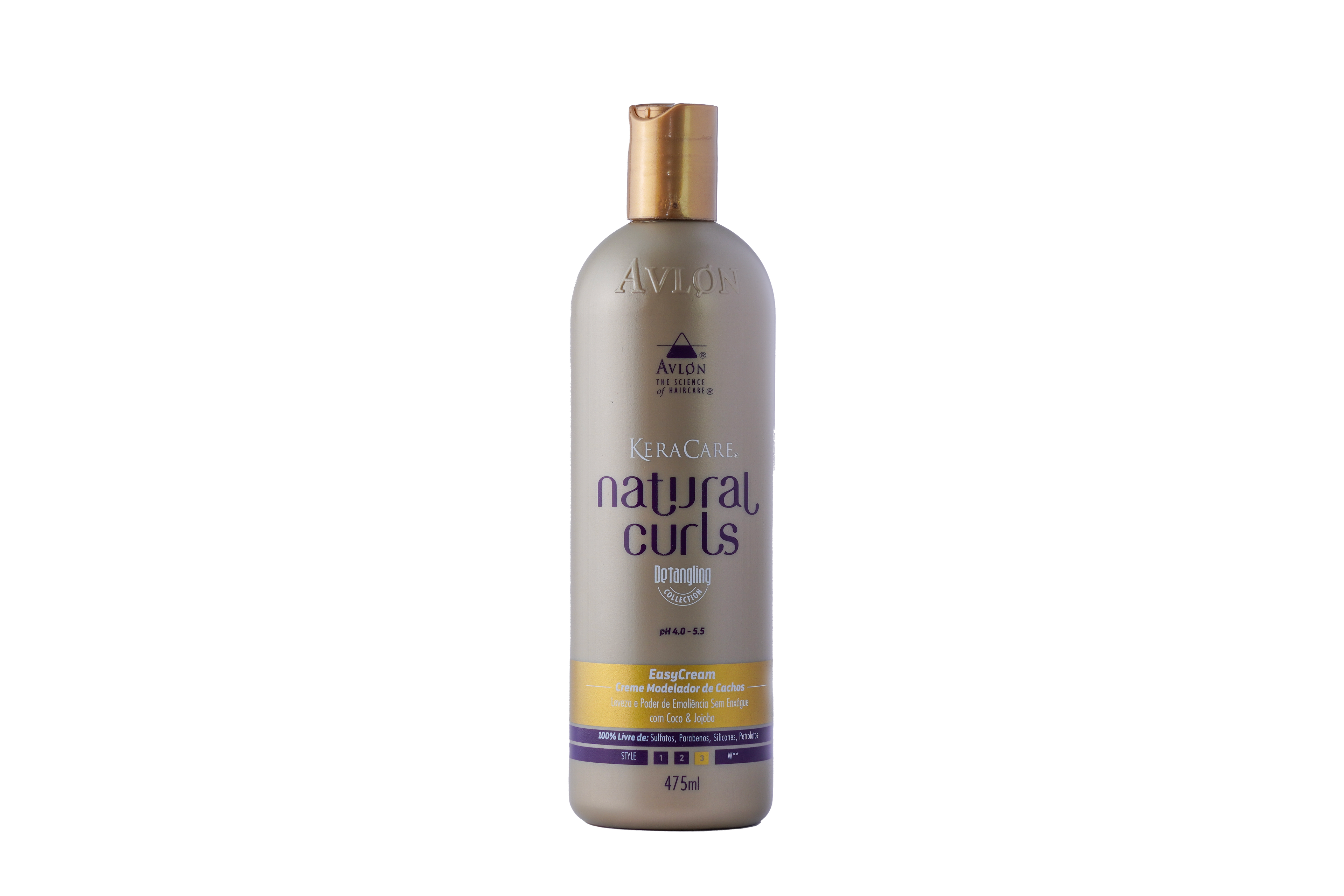 Creme de Pentear Natural Curls Easy Cream 475ml - Cachos Definidos e Hidratados