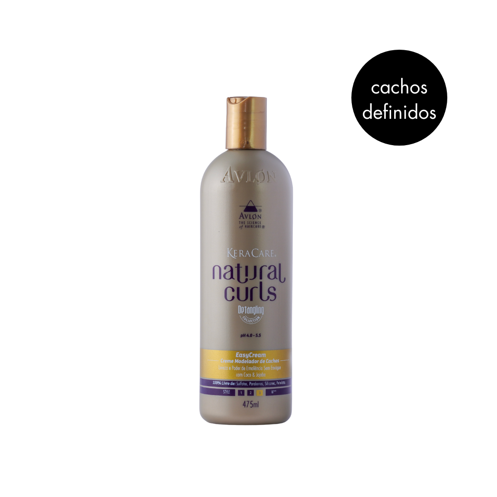 O Creme de Pentear Natural Curls Easy Cream é o segredo para cachos e crespos perfeitamente definidos, hidratados e sem frizz. Com uma fórmula de alta hidratação, este creme desembaraça os fios com facilidade, proporcionando leveza e controle duradouro do frizz. Ele sela as cutículas, tornando-o ideal para cabelos cacheados e crespos que estão opacos, secos e danificados.