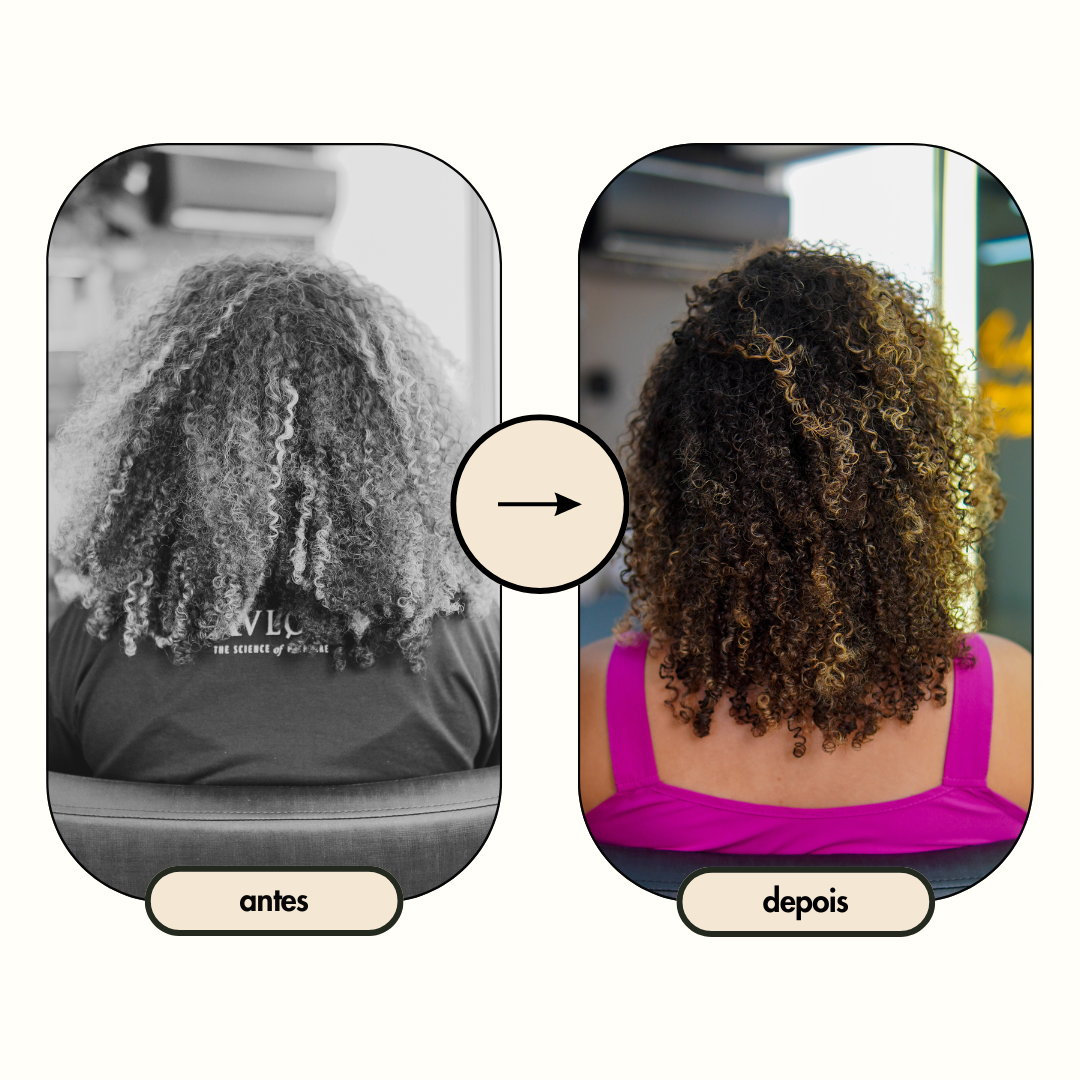 Natural curls classic antes e depois