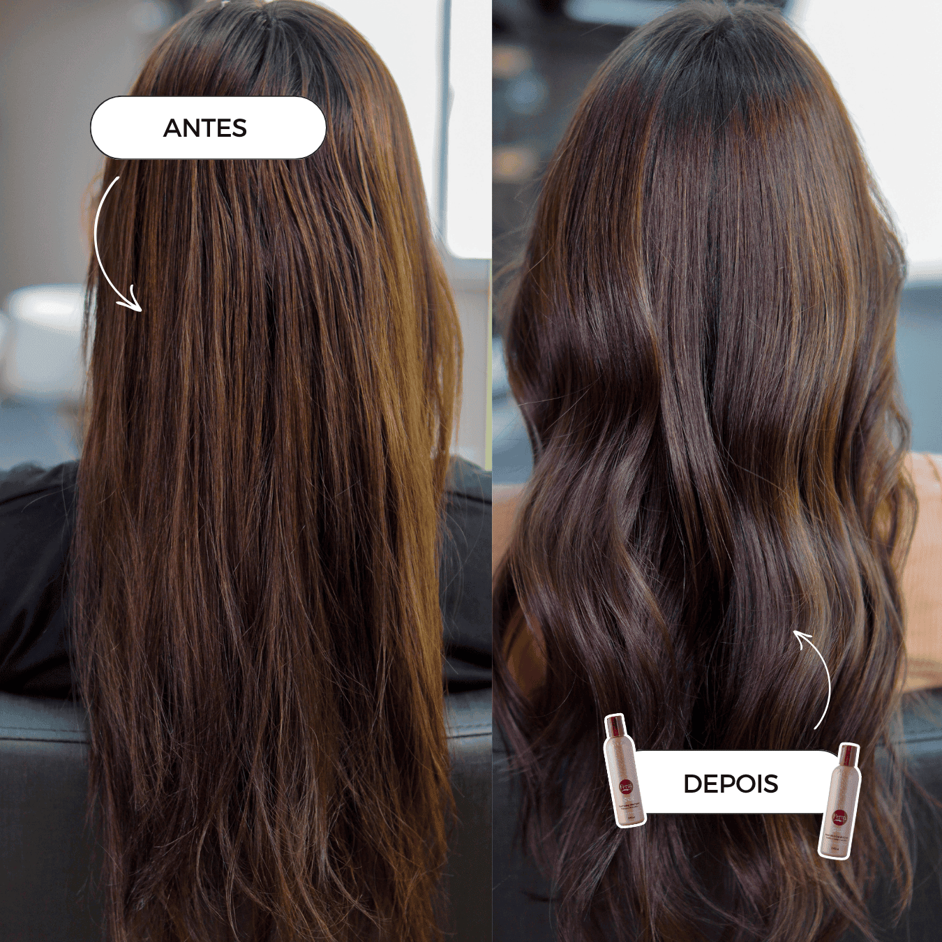 nutritivo e hidratante, desenvolvido especialmente para cabelos com processos químicos, como alisamentos, colorações e descolorações. Ele limpa suavemente, preservando as propriedades naturais dos fios, enquanto restaura as áreas danificadas ao longo da fibra capilar, proporcionando maciez, brilho e um comportamento saudável.