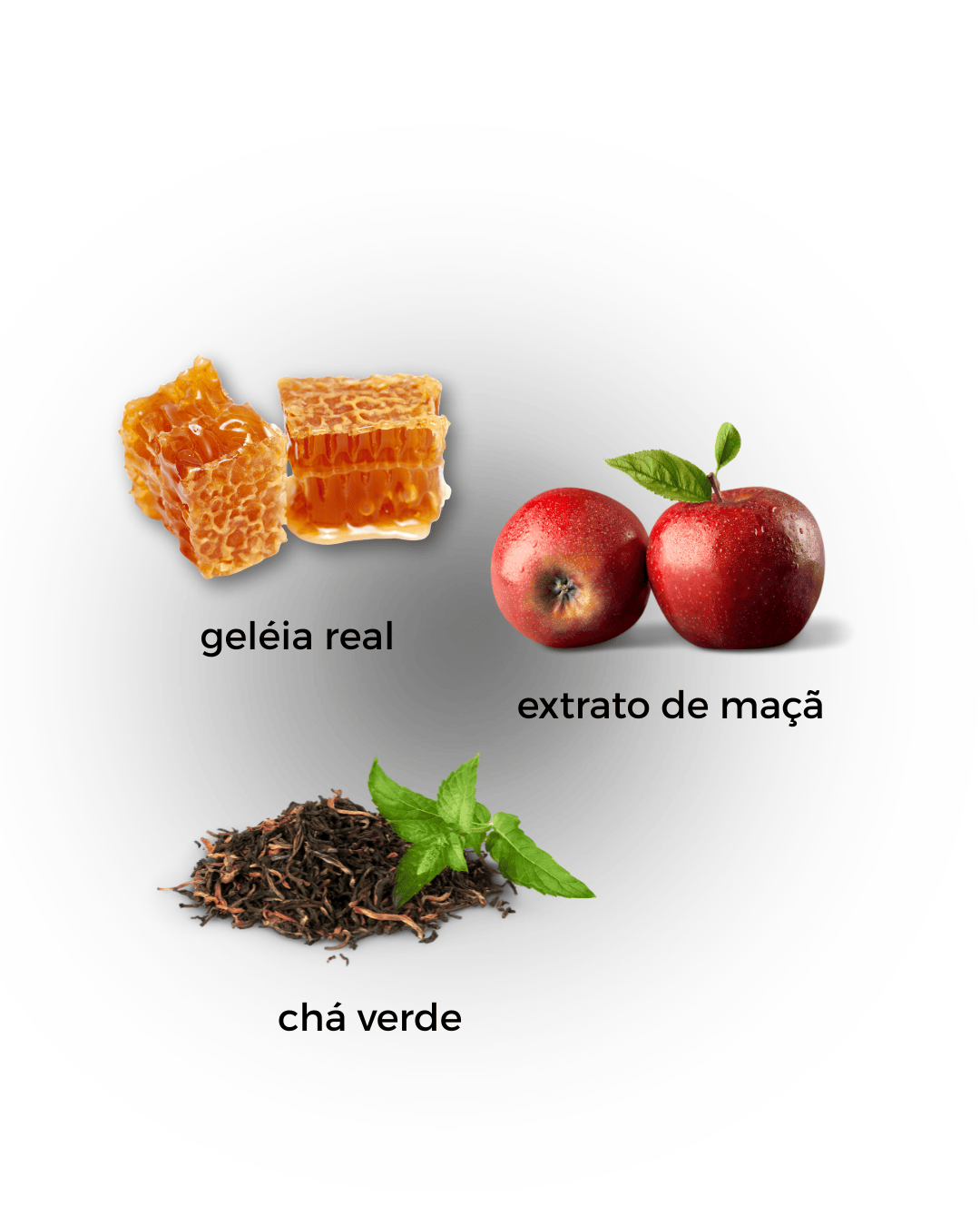 hidratante com Geleia Real, Extratos de Maçã, Limão, Cana-de-Açúcar, Chá Verde, Queratina e Óleo de Manga. Fórmula rica em ativos naturais que tratam profundamente os fios, recuperando a maciez, brilho e força, ideal para todos os tipos de cabelo.
