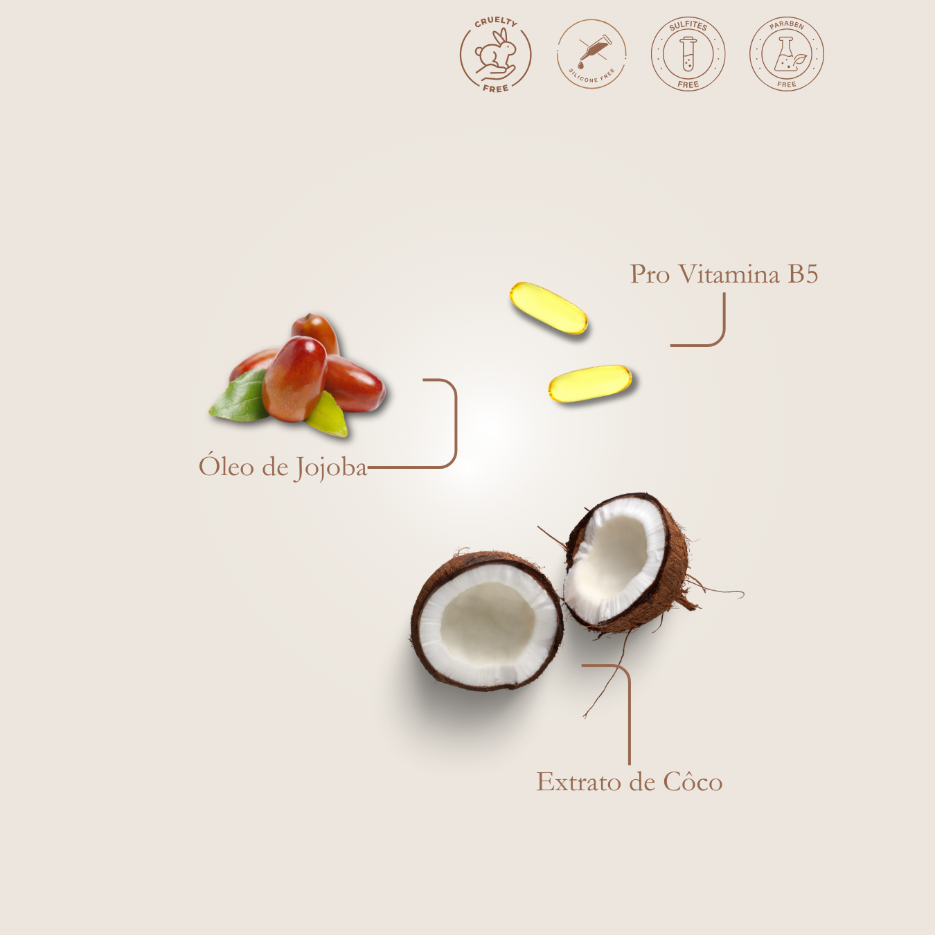 A coleção Natural Curls Detangling combina o poder nutritivo do coco e a leveza do óleo de jojoba. Livre de sulfatos, parabenos, silicones e petrolatos, oferece hidratação intensa e resultados incríveis para cabelos cacheados e crespos.