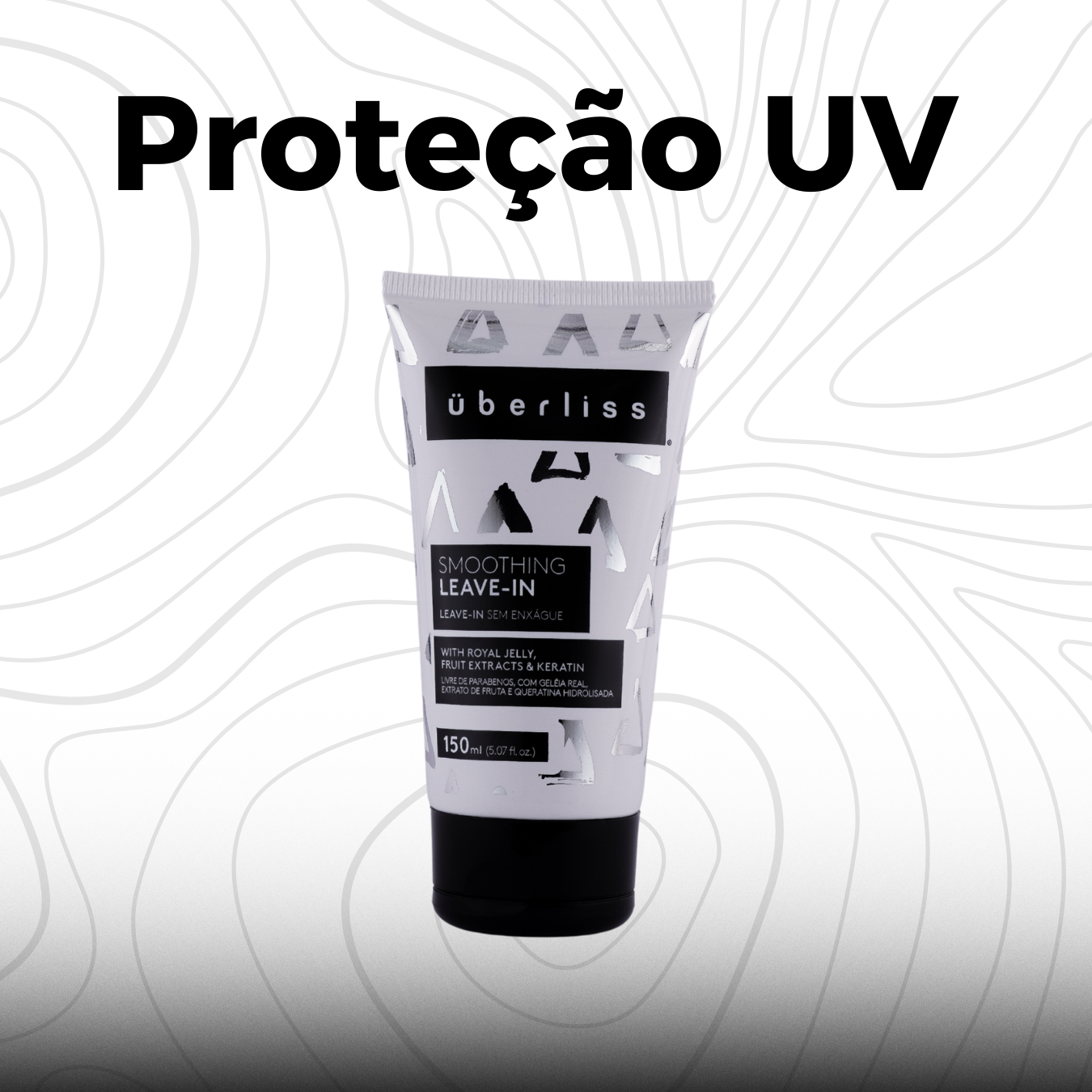 Leave-In protetor térmico e UV, enriquecido com complexo hidratante e extratos naturais, que age nas camadas da fibra, melhorando as propriedades da superfície dos cabelos, deixando-os macios e com muito brilho. Previne danos provenientes da ação térmica, mecânica, e solar. Perfeito para finalizar todas as texturas de cabelos.