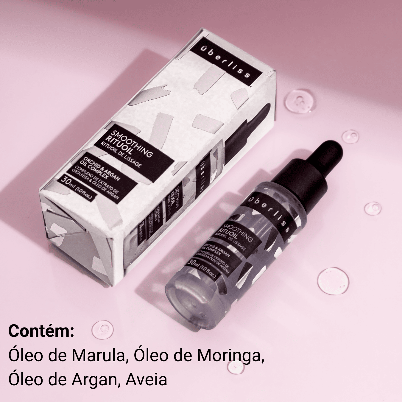 rituoil uberliss contem oleo de marula, oleo de moringa, oleo de argan, aveia