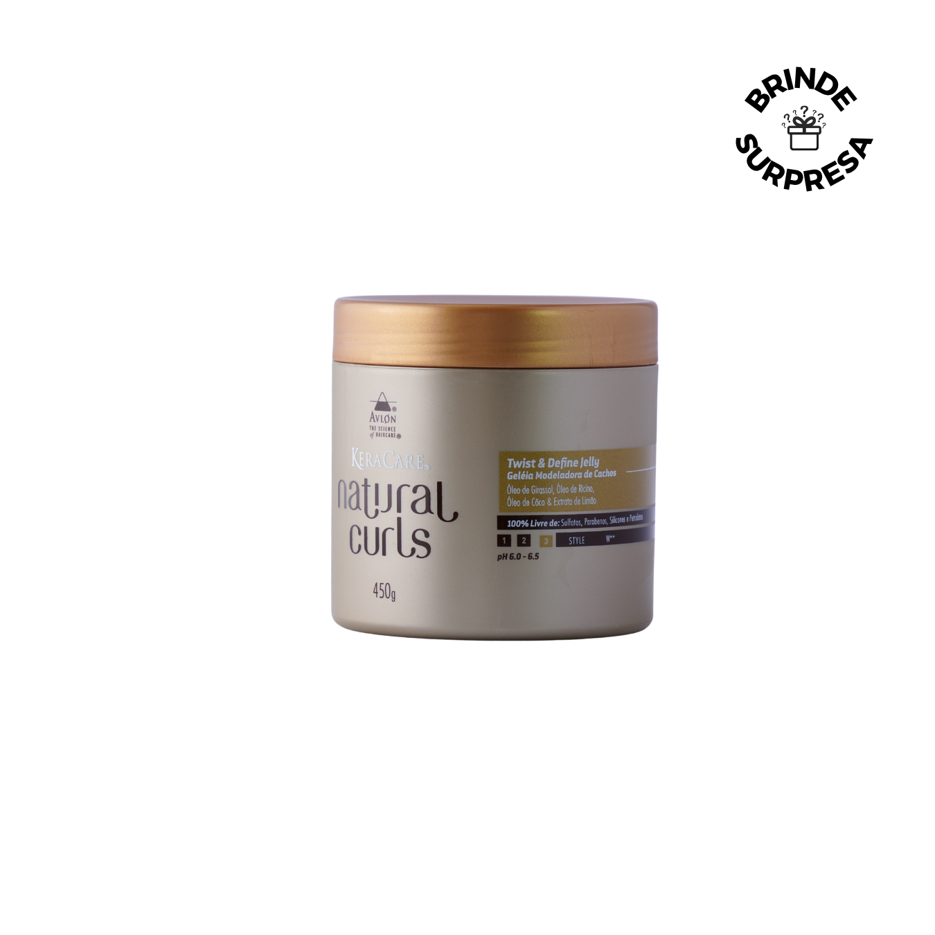 Gelatina ativadora de cachos com definição natural, brilho e fixação sem resíduos. Ideal para fitagem, twists, tranças e outras técnicas de estilização.
Livre de sulfatos, parabenos, silicones e petrolatos.