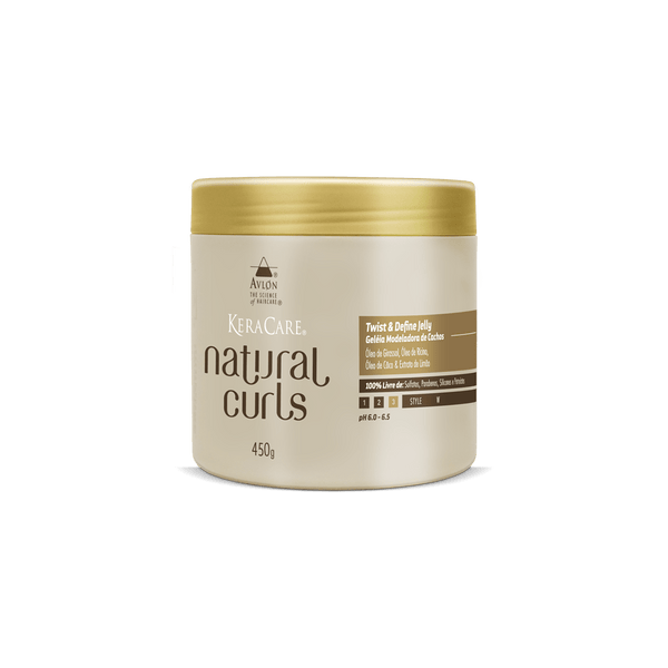 KeraCare Natural Curls - Twist & Define Jelly 450g - avlondobrasil