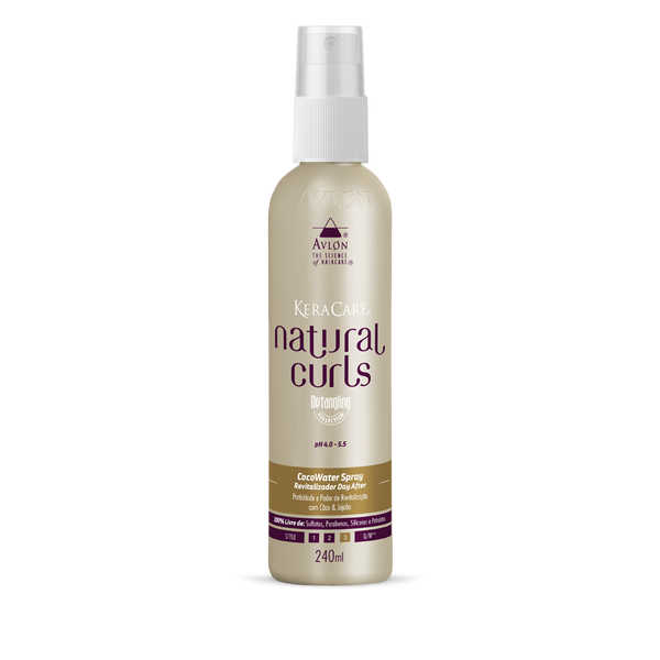 SPRAY ANTIFRIZZ FINALIZADOR E DAY AFTER - KERACARE NATURAL CURLS COCOWATER SPRAY 240ML