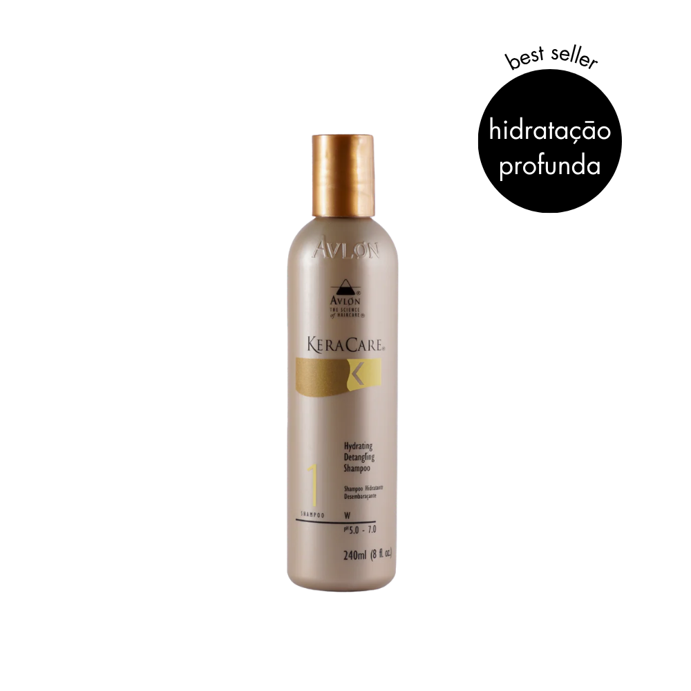 Hydrating detangling shampoo keracare classic
