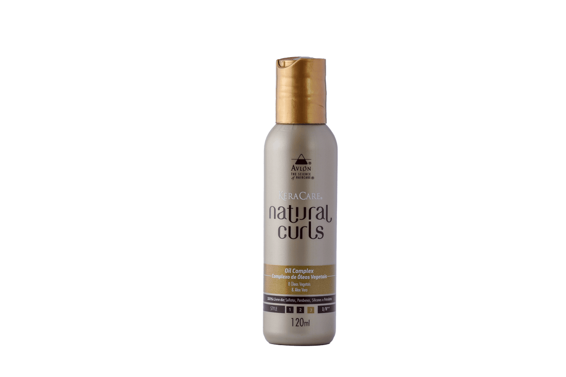 Óleo nutritivo Oil Complex Natural Curls, para cabelos cacheados e crespos ressecados. Ideal para umectação e SPA noturno. Define, dá brilho e maciez com rápida absorção.
Protege contra o ressecamento térmico.
Com blend de 8 óleos vegetais e extrato de aloe vera.