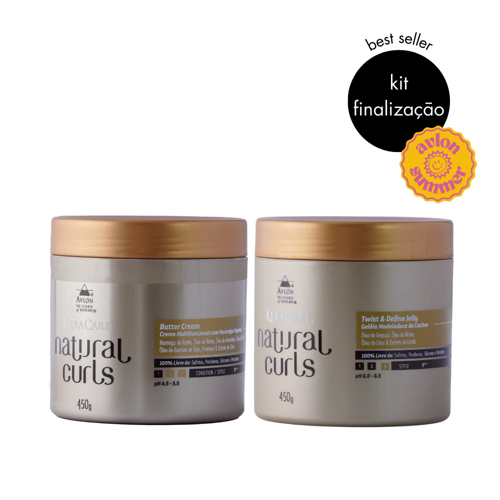KeraCare Natural Curls - Finalizadoras para Crespas e Cacheadas