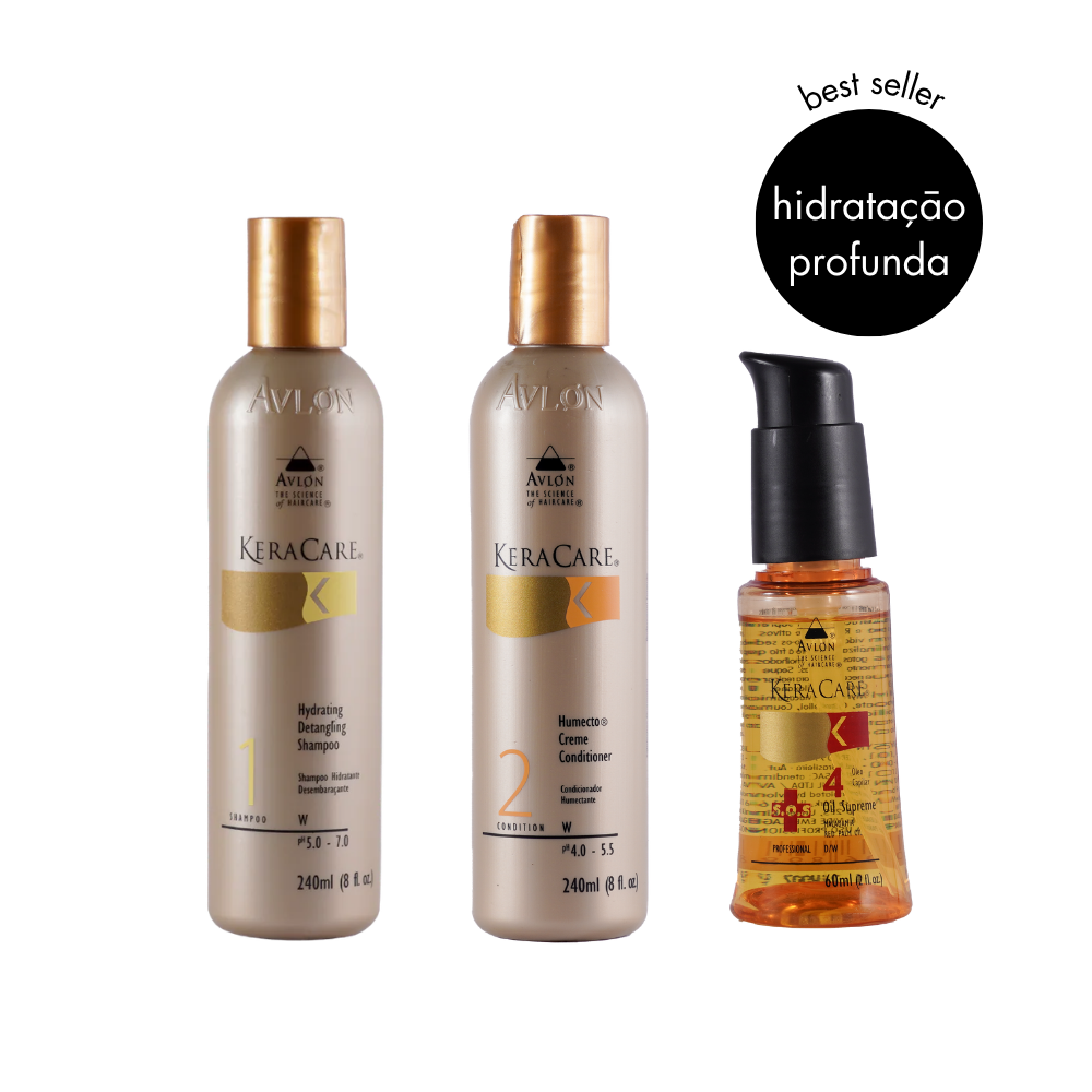 avlon brasil keracare classic kit hydrating detangling, humecto, e oil SOS