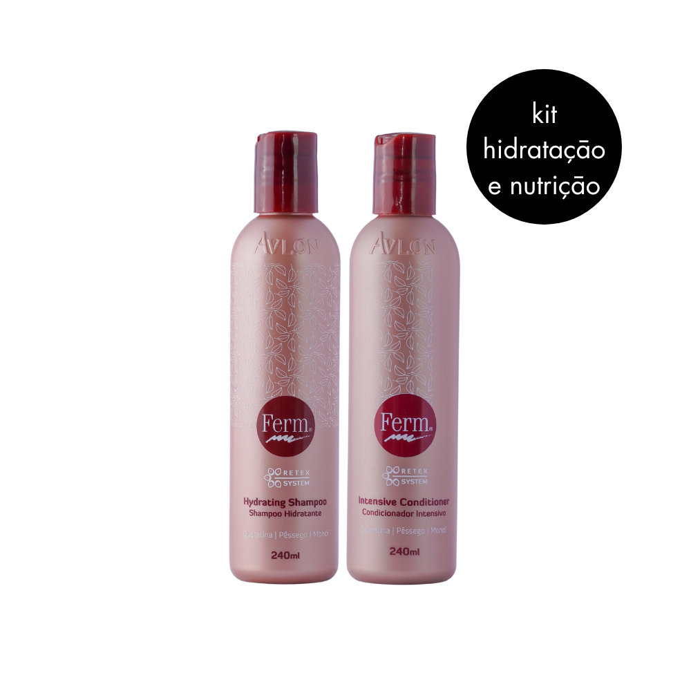 Kit Ferm Retex Shampoo e Condicionador anticaspa, nutritivo e hidratante, desenvolvido especialmente para cabelos com processos químicos, como alisamentos, colorações e descolorações. Ele limpa suavemente, preservando as propriedades naturais dos fios, enquanto restaura as áreas danificadas ao longo da fibra capilar, proporcionando maciez, brilho e um comportamento saudável.