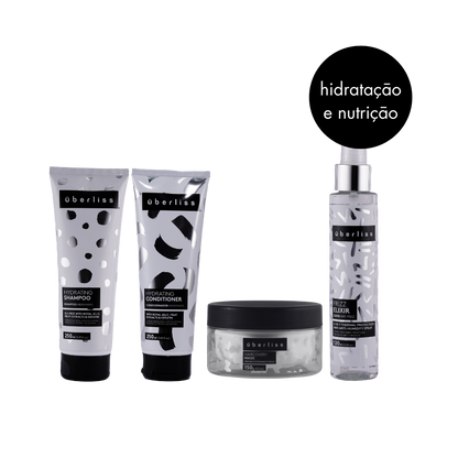 Este kit contém Shampoo, Condicionador, Frizz Elixer e Máscara Uberliss, oferecendo um cuidado completo para cabelos mais saudáveis, hidratados e alinhados.

A combinação dos produtos promove nutrição profunda, controle do frizz, selagem das cutículas e um brilho intenso, deixando os fios macios, sedosos e com efeito “desmaia cabelo”.

Resultado: cabelos revitalizados, com toque leve e um gloss incrível.