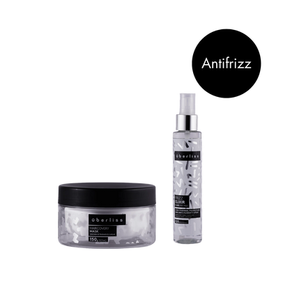Kit uberliss antifrizz haircovery mask e frizz elixer 