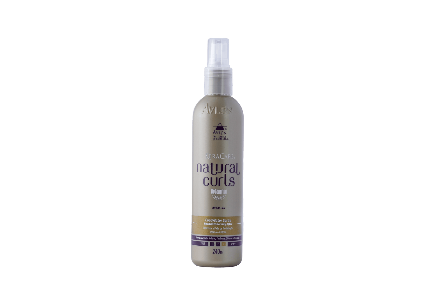Day After e Finalizador! O Spray Revitalizante Natural Curls Cocowater é o aliado perfeito para revitalizar cabelos cacheados e crespos, devolvendo movimento, leveza e hidratação natural. Ideal para uso no day after ou como finalizador, este spray proporciona um cuidado completo para seus cachos.
