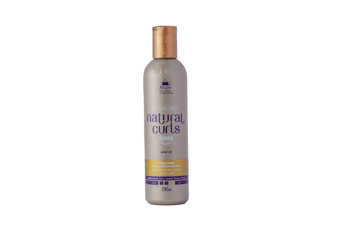 O Creme de Pentear Natural Curls Easy Cream é o segredo para cachos e crespos perfeitamente definidos, hidratados e sem frizz. Com uma fórmula de alta hidratação, este creme desembaraça os fios com facilidade, proporcionando leveza e controle duradouro do frizz. Ele sela as cutículas, tornando-o ideal para cabelos cacheados e crespos que estão opacos, secos e danificados.