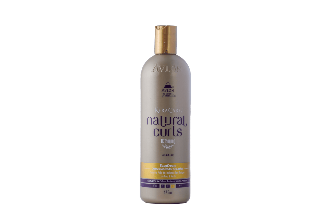 O Creme de Pentear Natural Curls Easy Cream é o segredo para cachos e crespos perfeitamente definidos, hidratados e sem frizz. Com uma fórmula de alta hidratação, este creme desembaraça os fios com facilidade, proporcionando leveza e controle duradouro do frizz. Ele sela as cutículas, tornando-o ideal para cabelos cacheados e crespos que estão opacos, secos e danificados.