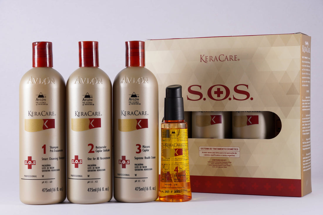 Kit Keracare SOS - Reconstrução Extrema Reconstrução Capilar