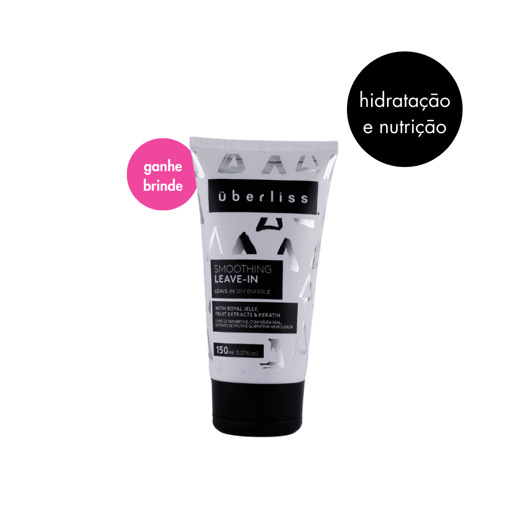 Leave-in protetor térmico e UV Natural Curls, com complexo hidratante e extratos naturais, que fortalece a fibra capilar, previne danos térmicos e solares, deixando os cabelos macios, brilhantes e protegidos