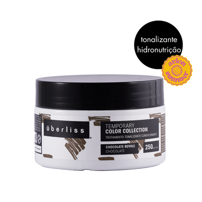 Máscara tonalizante condicionante preta | matizador preto: Cosmético premium, com ativos de ultima geração que garantem alta durabilidade, cerca de 7 a 10 lavagens, e fórmula enriquecida que nutre e hidrata os cabelos. 
