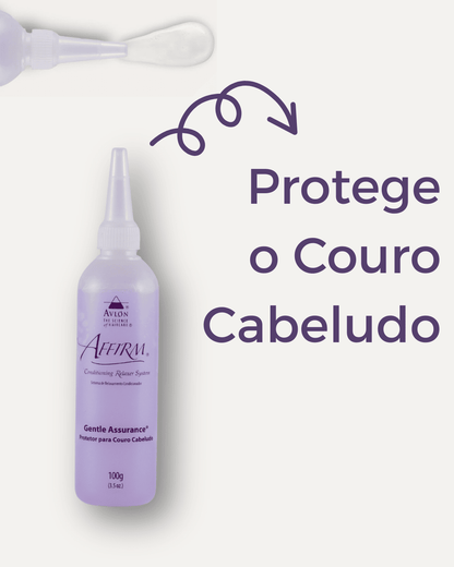 Proteção para couro cabeludo antes do alisamento e processos químicos, que protege a pele próxima à linha capilar, proporciona conforto, fácil aplicação e controle. Compatível com todos os cremes alisantes e livre de irritantes.
