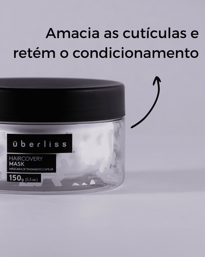 Máscara capilar nutritiva e hidratante com Geleia Real, Extratos de Maçã, Limão, Cana-de-Açúcar, Chá Verde, Queratina e Óleo de Manga. Fórmula rica em ativos naturais que tratam profundamente os fios, recuperando a maciez, brilho e força, ideal para todos os tipos de cabelo.