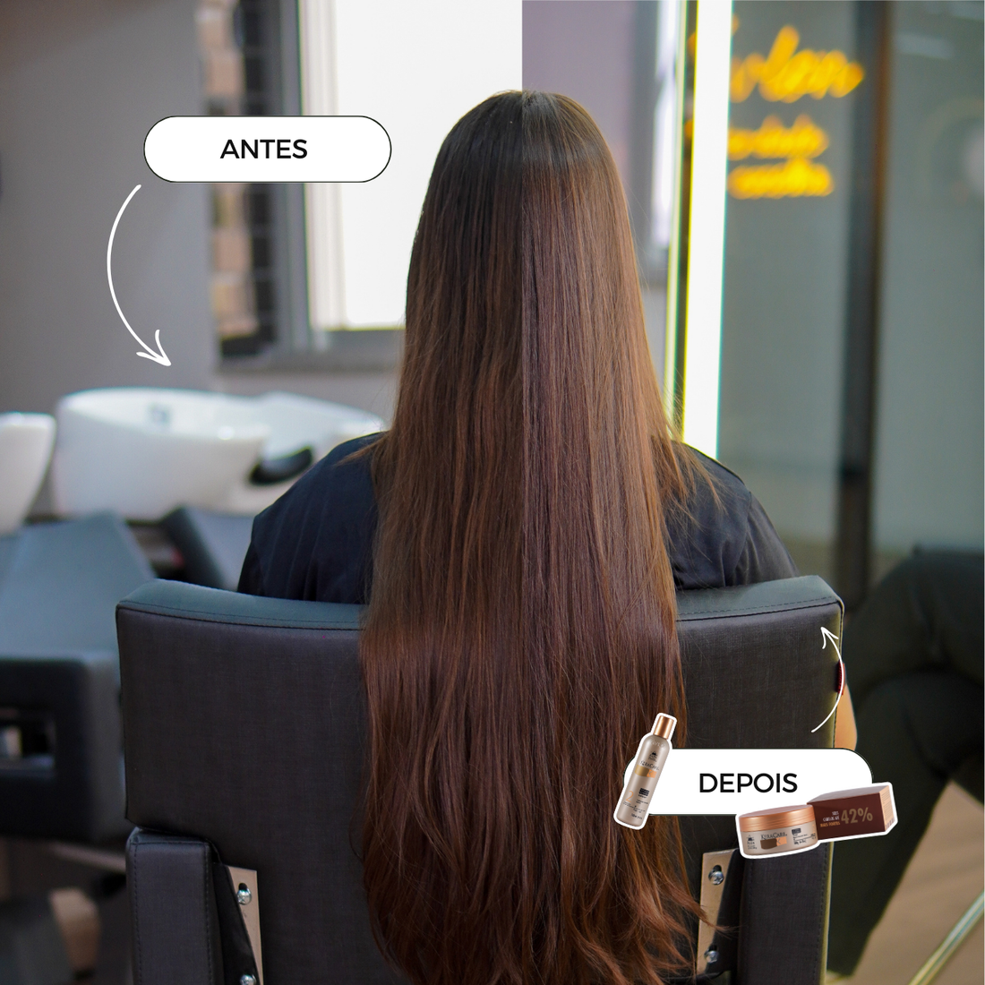 Linha Intensiva Restauradora para cabelos danificados, que repara profundamente, fortalece os fios, recupera a saúde e devolve brilho, maciez e vitalidade