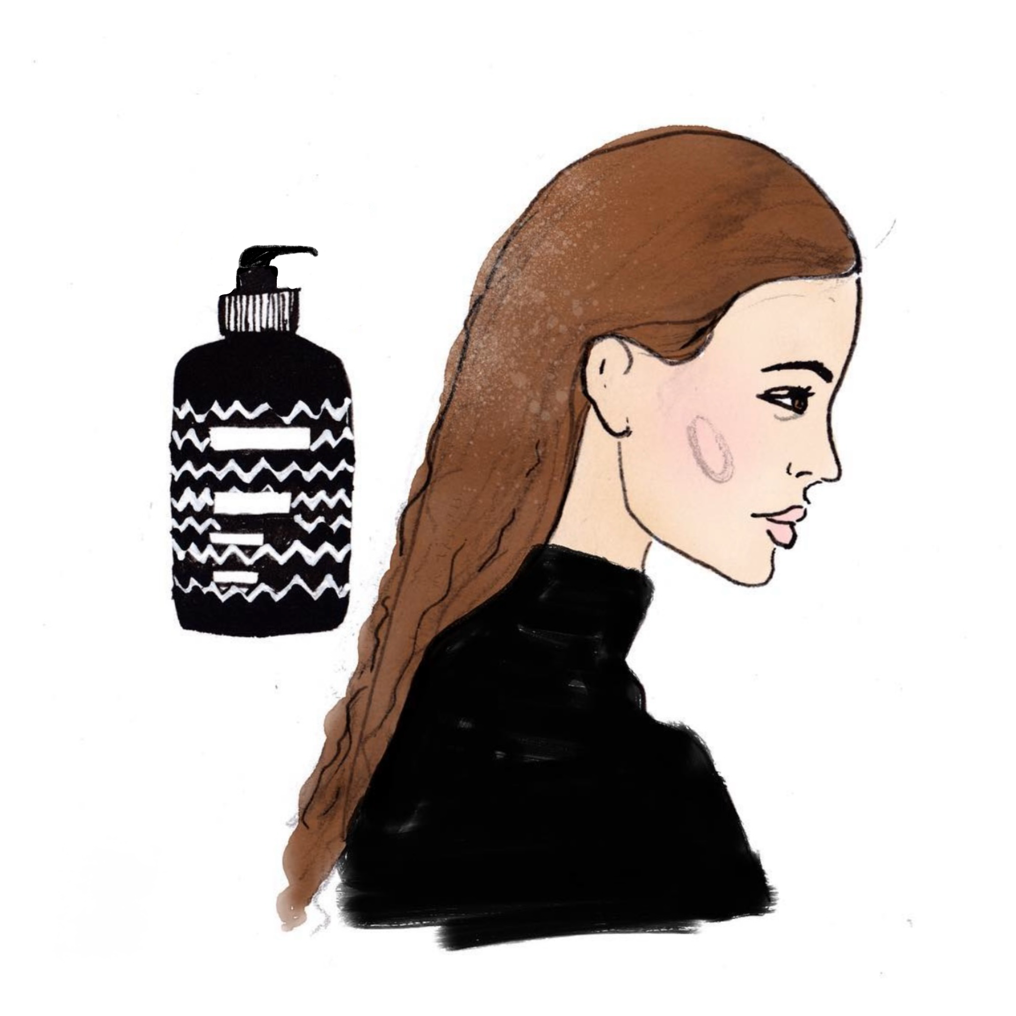 Imagem de profissional lavando o cabelo com shampoo de limpeza profunda para abrir a cutícula.
