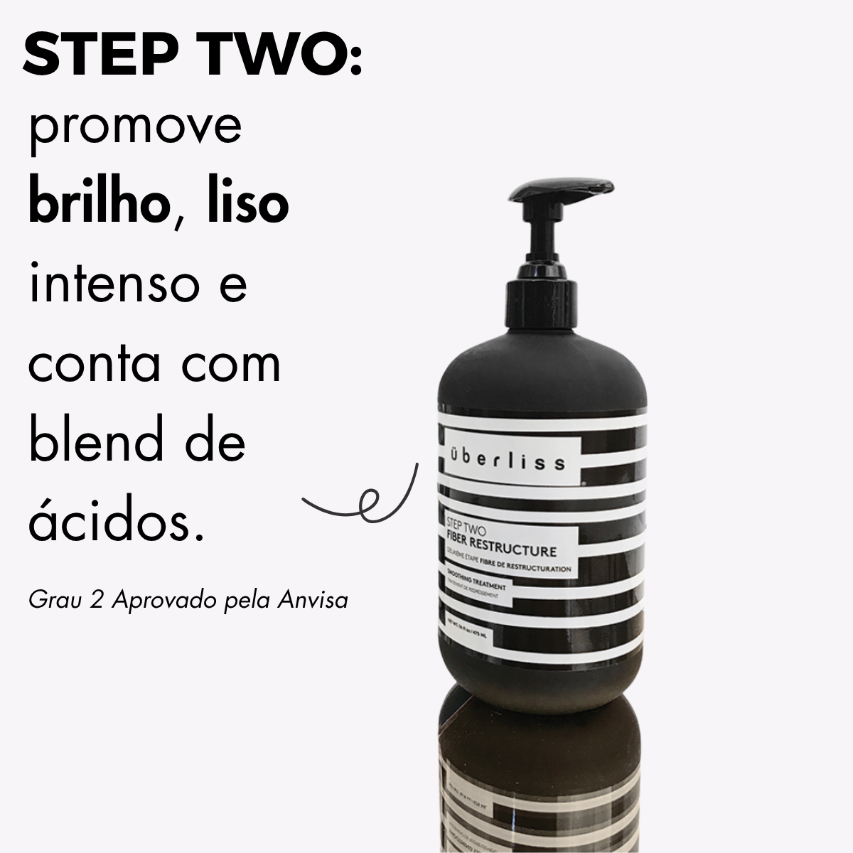 uberliss pro step two fiber restructure avlon brasil